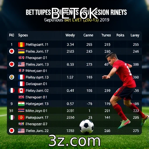 BET6K Apostas esportivas: como analisar o desempenho das equipes de forma eficaz